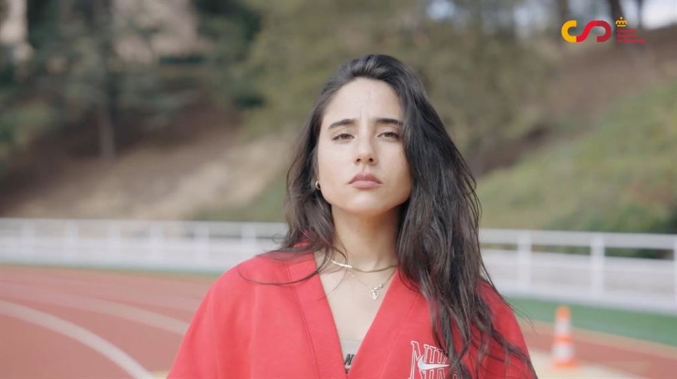 La B-girl Ana Ortega 'Furia', en una entrevista a Europa Press.