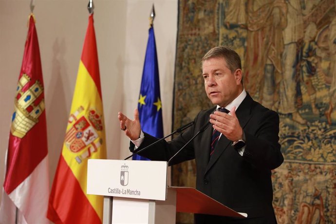 El presidente de Castilla-La Mancha, Emiliano García-Page. Foto de archivo.