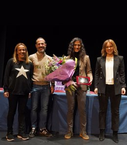 María Jesús Baizán; Ángel García; Montse Tomé; Eva Iglesias; y Jesús Abad.