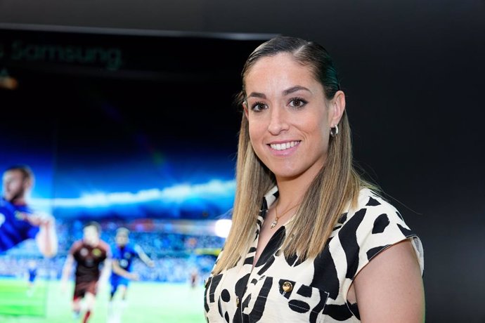 Archivo - Olga Garcia posa para foto após uma entrevista para a Europa Press durante uma apresentação da Samsung TV no Espacio La Salle by Eneldo em 08 de maio de 2024 em Madri, Espanha.