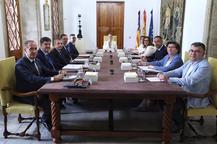 Archivo - Reunión del Consell de Govern, en una foto de archivo.