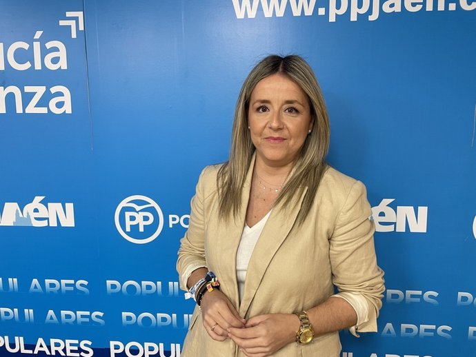 Archivo - La secretaria general del PP de Jaén, Elena González