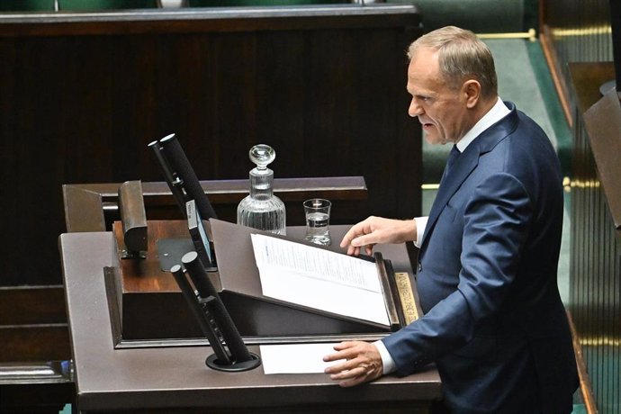 Archivo - Donald Tusk, primer ministro de Polonia.