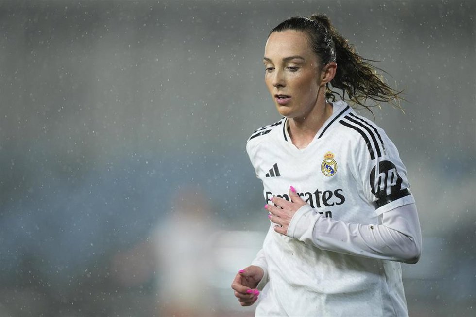 La centrocampista escocesa del Real Madrid Caroline Weir durante un partido