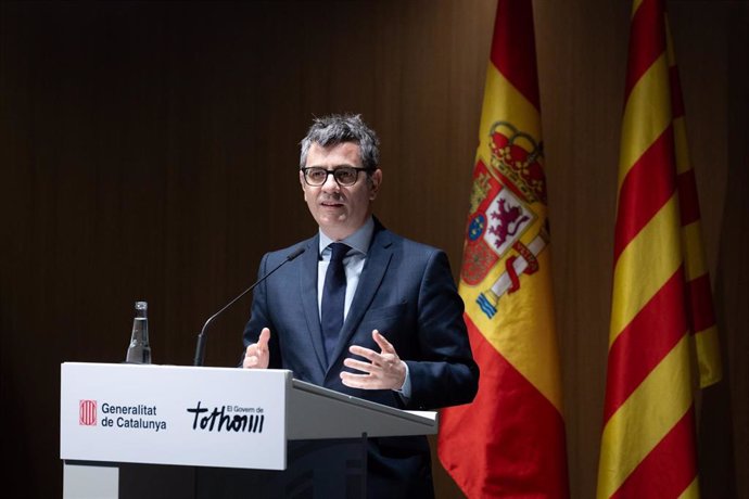 El ministro de la Presidencia Justicia y Relaciones con las Cortes, Félix Bolaños.