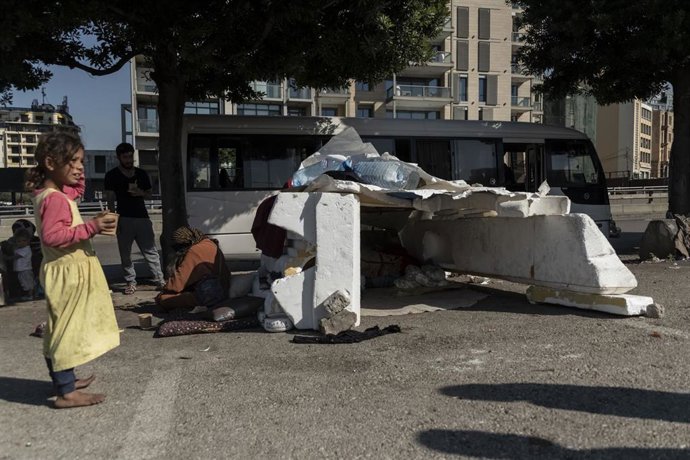 Archivo - Imagen de archivo de refugiados palestinos en Siria 