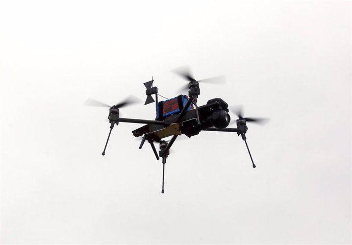 Archivo - Dron ucraniano.