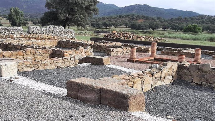 Archivo - El enclave arqueológico de Turóbriga en Aroche.
