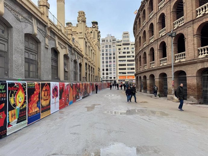 FGV abre el acceso a la calle Alicante durante Fallas para facilitar el tránsito de peatones del 8 al 19 de marzo
