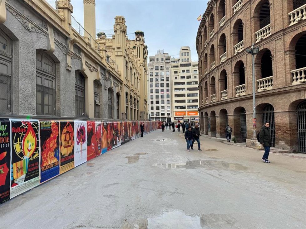 FGV abre el acceso a la calle Alicante durante Fallas para facilitar el tránsito de peatones del 8 al 19 de marzo