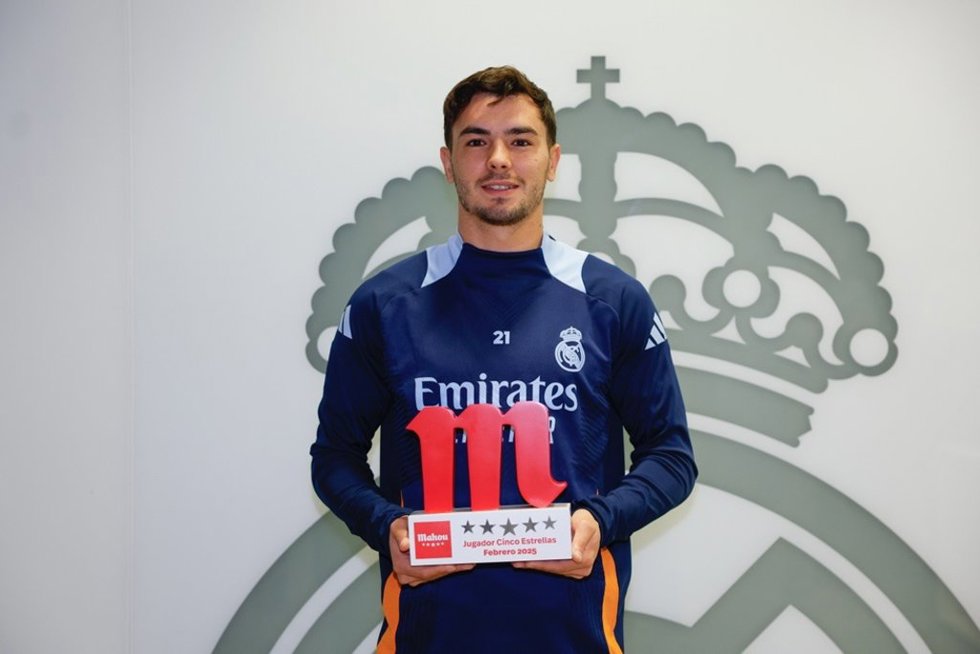 Brahim Díaz, Jugador Cinco Estrellas de febrero de 2025 en el Real Madrid.