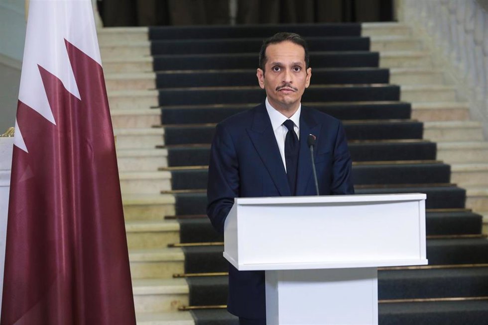 Archivo - El primer ministro de Qatar, Mohamed bin Abdulrahman al Zani (archivo)