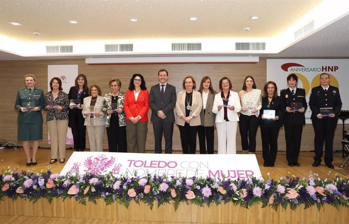 Acto institucional de entrega de reconocimientos 'Toledo con nombre de mujer'.