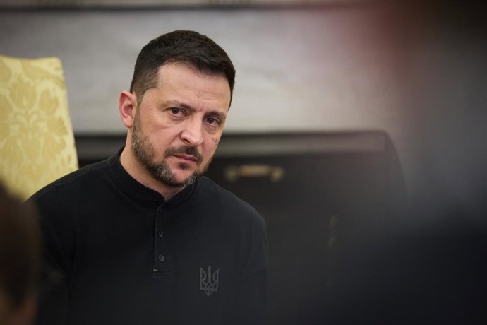 Presidente ucraniano Volodimir Zelenski (arquivo)