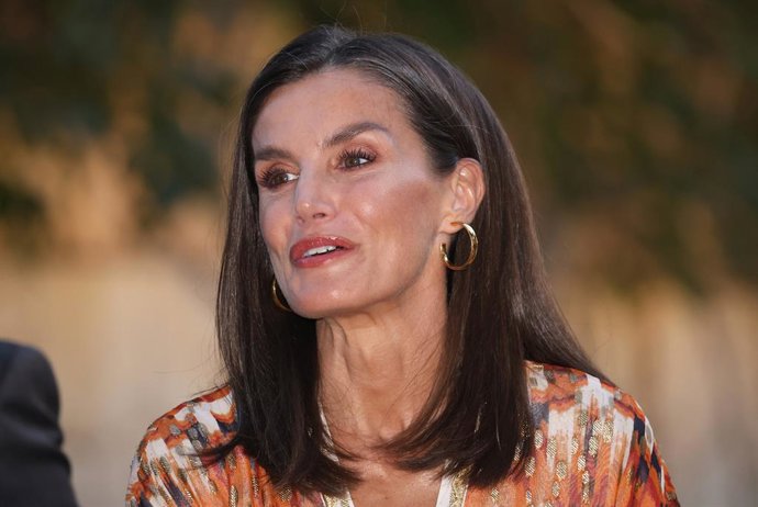 Archivo - La Reina Doña Letizia recibe a las autoridades de las Islas Baleares y a una representación de la sociedad balear en el Palacio de Marivent, a 29 de julio de 2024, en Palma de Mallorca (Islas Baleares, España)