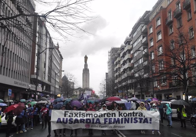Manifestación por el 8 de Marzo en Bilbao