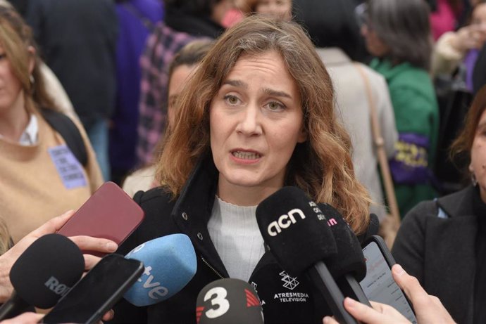 Jéssica Albiach durante sus declaraciones