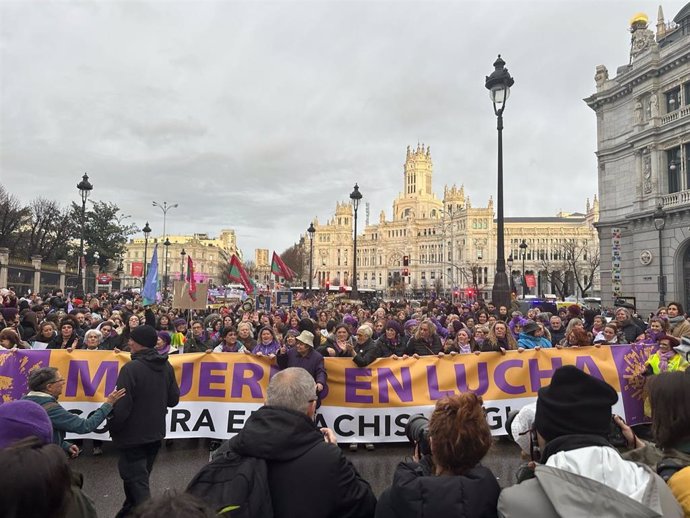 Marcha del Movimienti Feminista de Madrid por el 8M