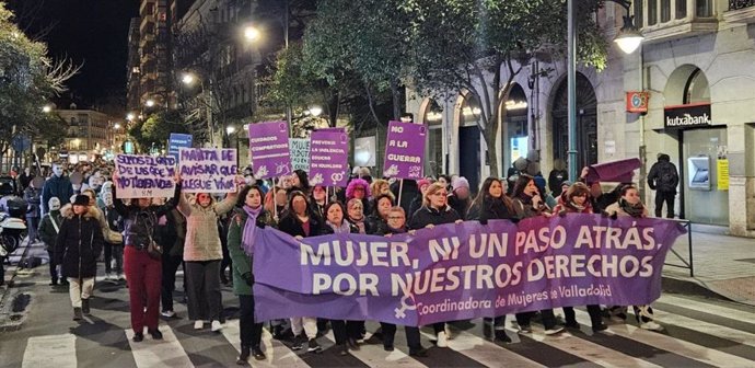 Marcha en Valladolid por el 8M