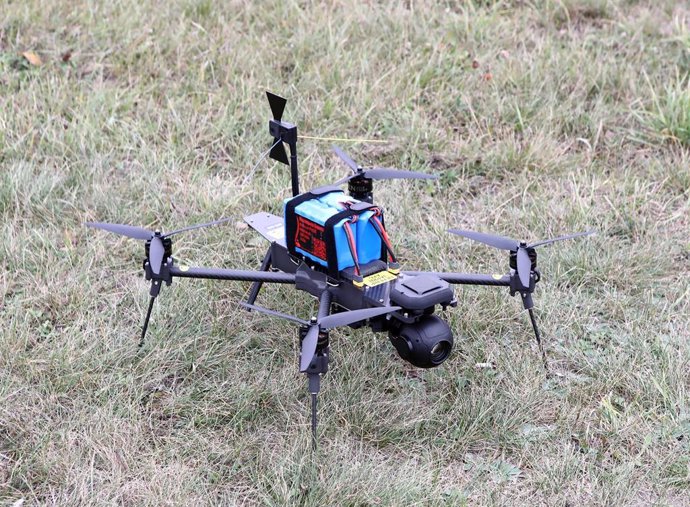 Archivo - Dron ucraniano.
