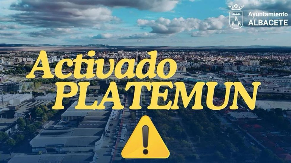 Albacete cierra los parques y activa el Plan de Emergencias Municipal ante el riesgo de inundaciones.