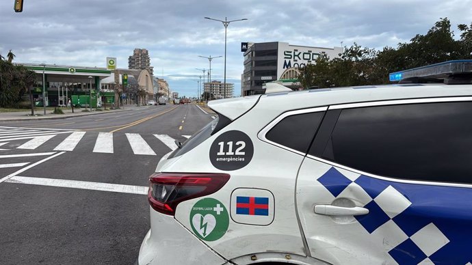 Un cotxe de la Policia Local de Mataró (Barcelona)