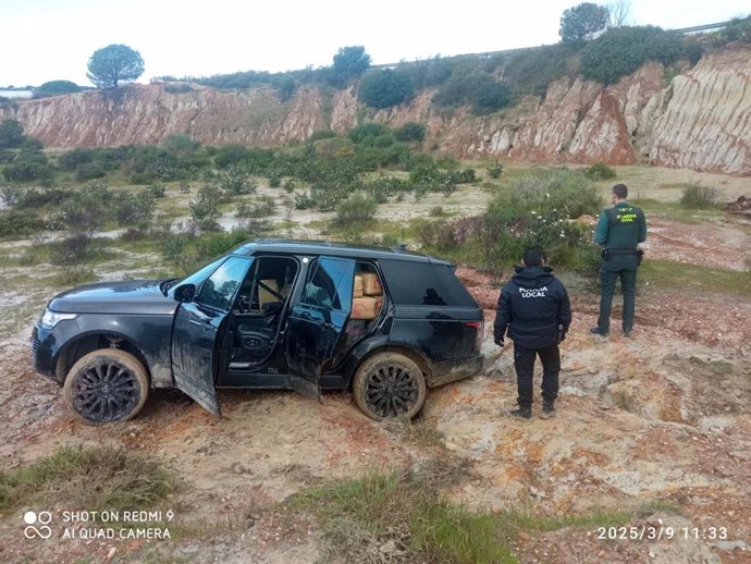 Vehículo con droga en su interior.