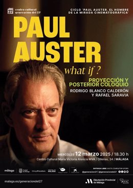 Ciclo 'Paul Auster, el hombre de la mirada cinematográfica'.