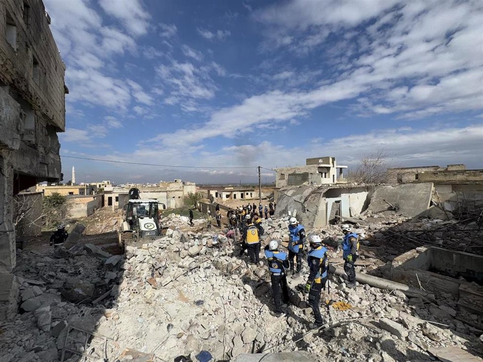 Imagen de archivo de la guerra en Siria 