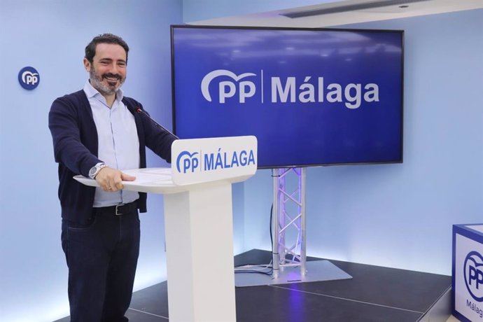 Archivo - Imagen de archivo del secretario general del PP de Málaga, José Ramón Carmona.