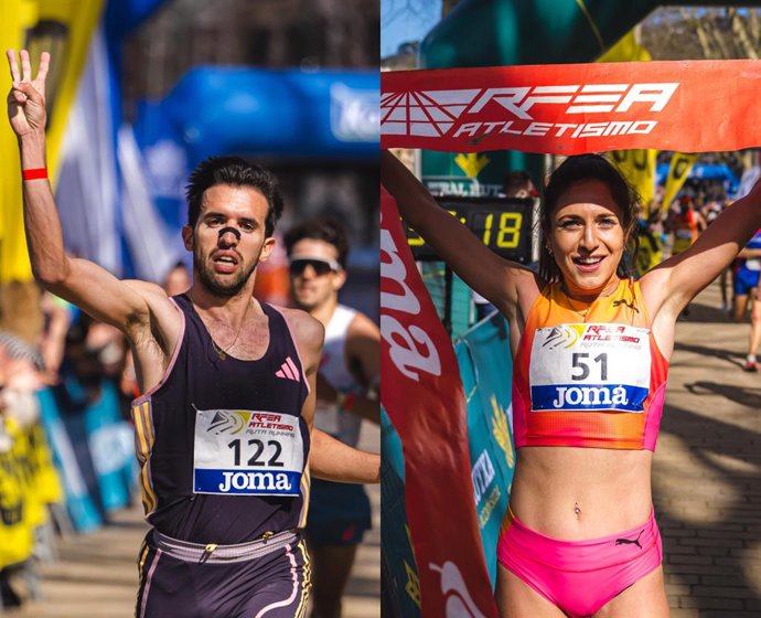 Jesús Ramos y Carla Gallardo, campeones de España de 10 kilómetros