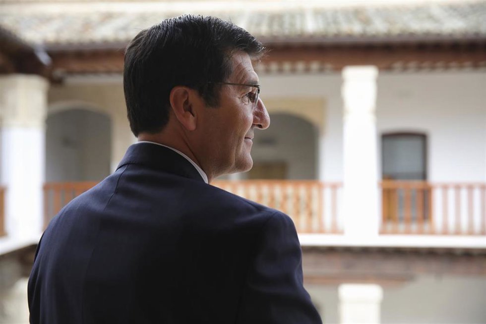 El vicepresidente segundo del Gobierno de Castilla-La Mancha, José Manuel Caballero, en una entrevista con Europa Press.