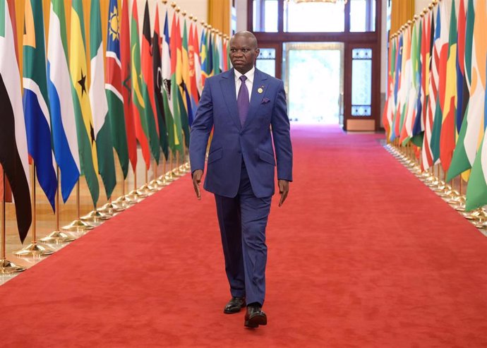 Archivo - El presidente de transición de Gabón, Brice Oligui Nguema