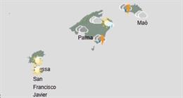 El tiempo hoy, lunes 10 de marzo, en Baleares.