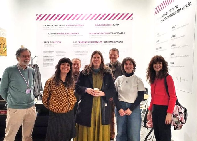 Stand de la Unión de Artistas Contemporáneos en ARCO 2025