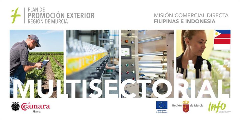 Cartel del Plan de Promoción Exterior de la Región