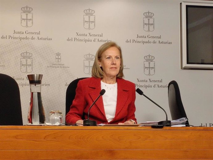 La diputada del PP en la Junta General, Pilar Fernández Pardo