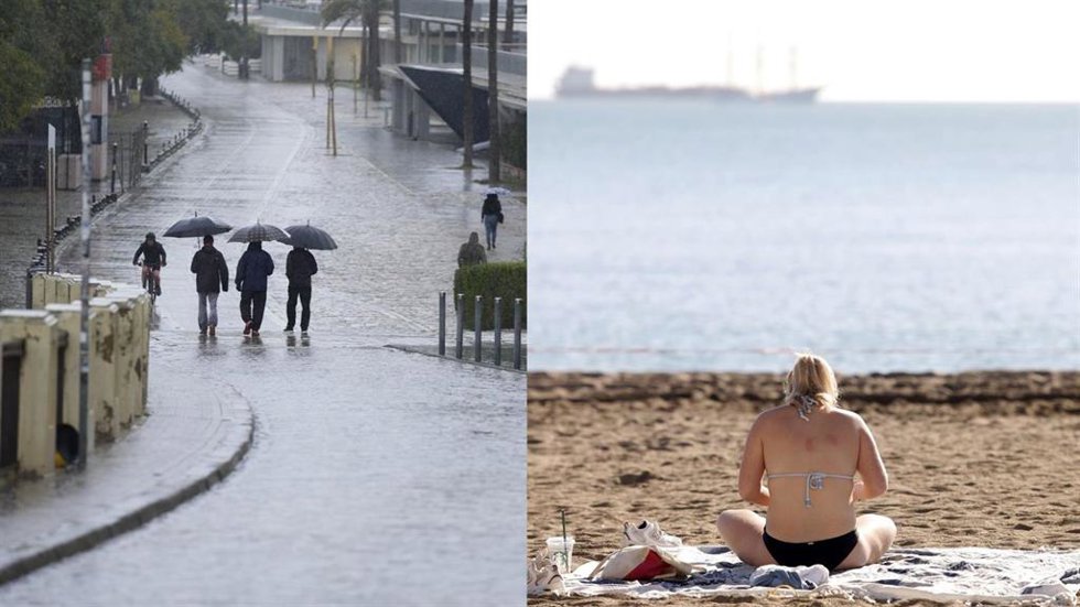 Valle del Guadalquivir suele registrar hasta 24C en los días de Semana Santa y Galicia suele recoger 60 l/m2 de lluvia.