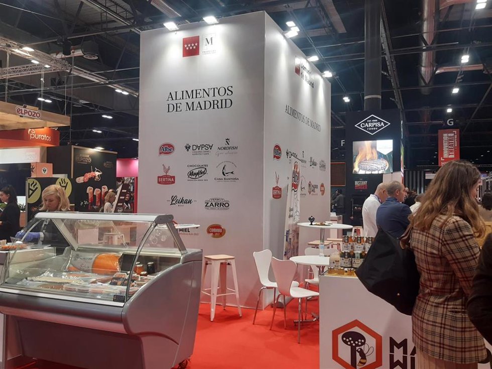 El estand de la Comunida de Madrid en la feria Hospitality Innovatation Planet
