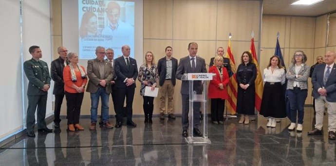Acto para expresar la tolerancia cero frente a las agresiones a sanitarios.