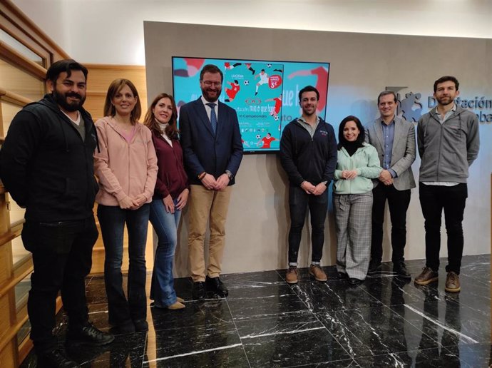Presentación del VI edición del Campeonato Médico del Sur Solidario de fútbol.