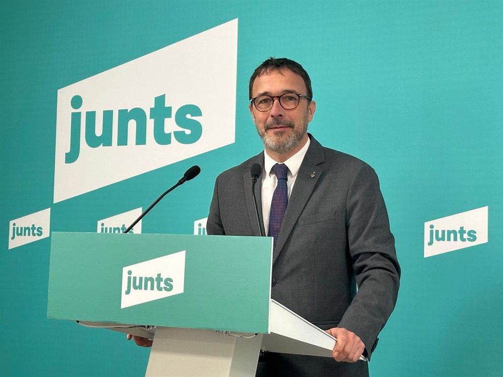 El portavoz de Junts, Josep Rius