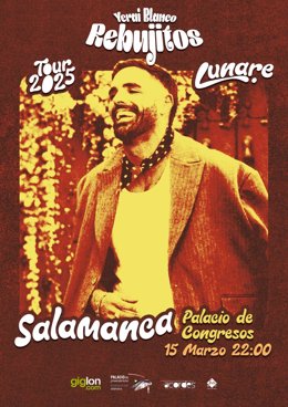 Cartel del concierto de 'Rebujitos'.