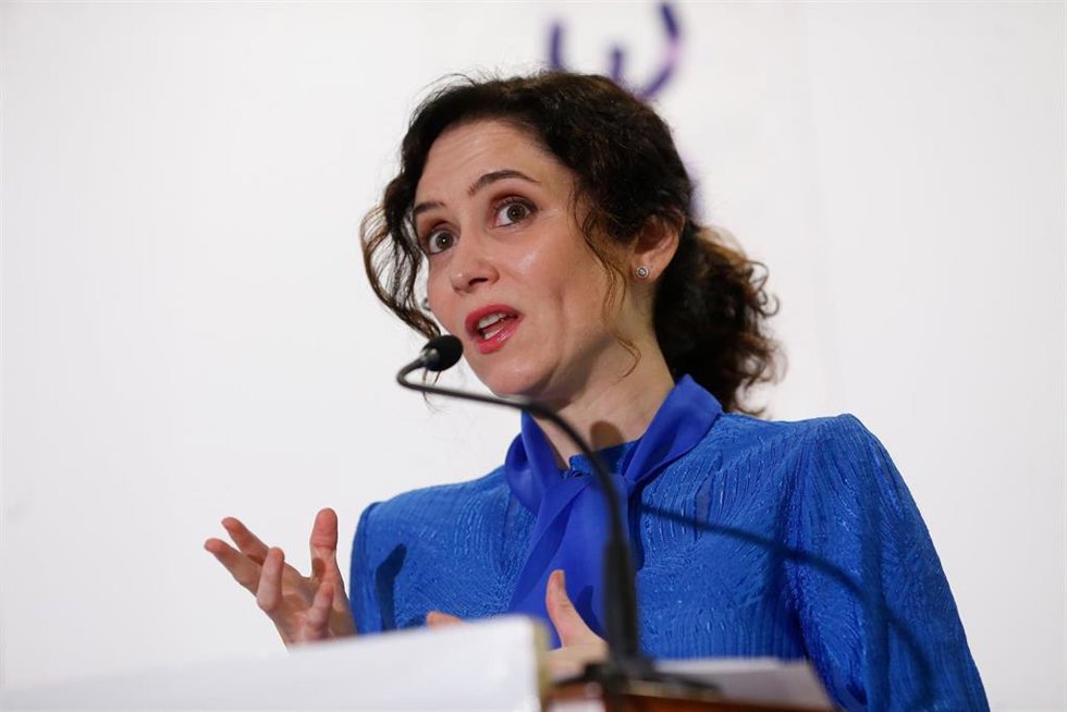 La presidenta de la Comunidad de Madrid, Isabel Díaz Ayuso
