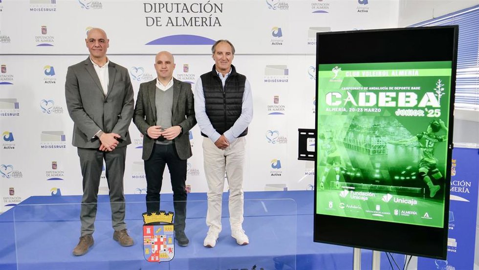 Presentación del Campeonato de Andalucía de Deporte Base Cadeba Junior'25 que se celebrará en Almería.