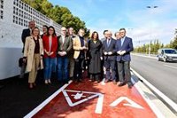 Entra en servicio en Jaén el carril bici de la carretera de Córdoba tras una inversión de 1,2 millones de euros