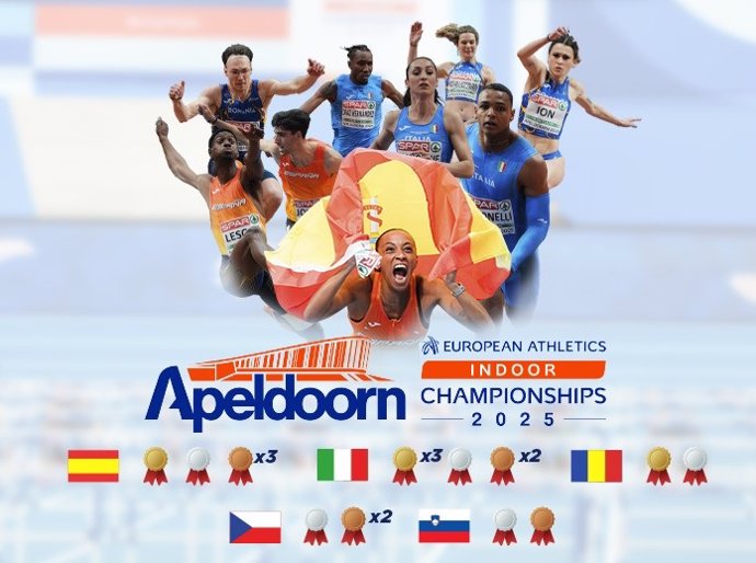 Joma suma 18 medallas en el Europeo en pista cubierta en Apeldoorn (Países Bajos).
