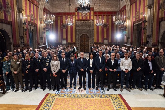 Lliurament de les Genoveves i les medalles al mèrit al cos de Bombers de Barcelona
