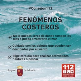 Consejos del 1-1-2 ante el aviso amarillo por viento en el litoral