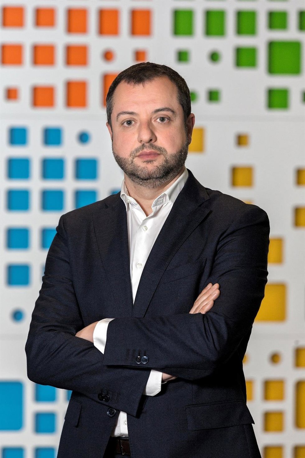 Archivo - El director de Empresas de Microsoft Ibérica, David Hernández